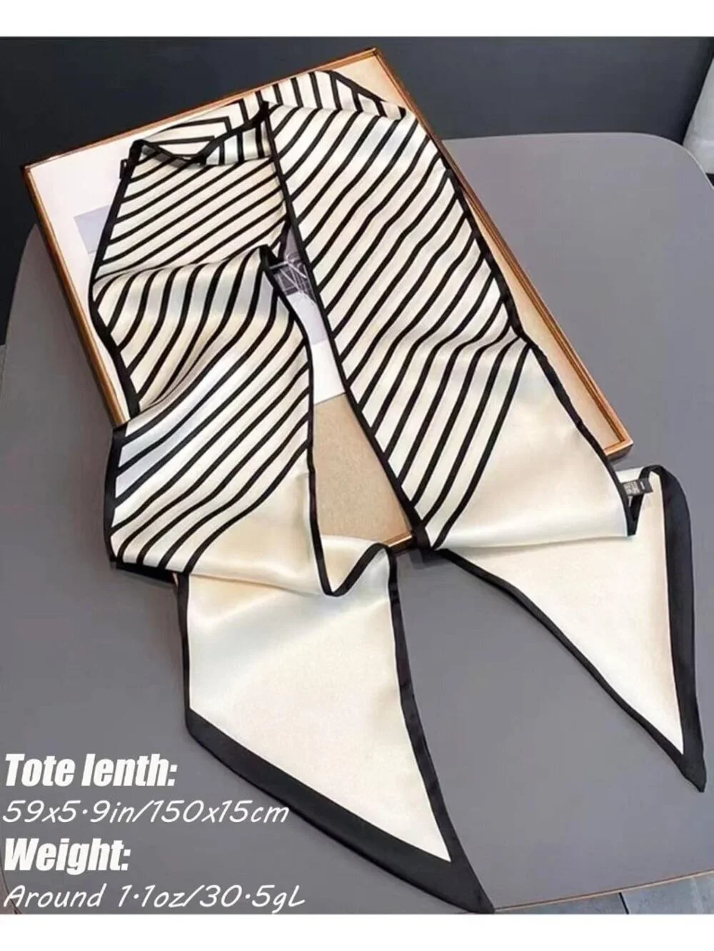 Women's White-A Printed Square Headscarf Bandanas Hair Scarf Neck Scarves